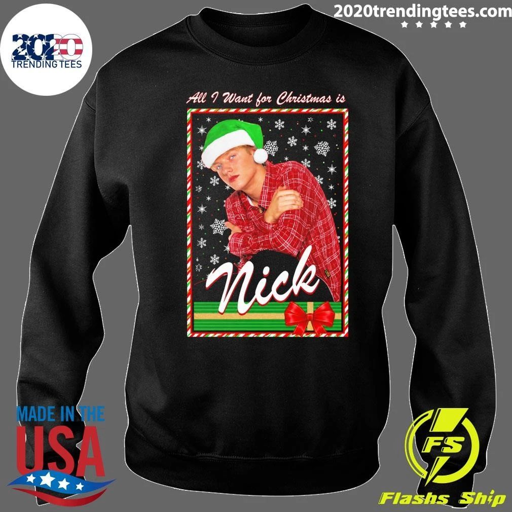 Backstreet Boys All I Want for Christmas is Nick Shirt