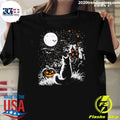 Black Cat Moon Pumpkin Halloween 2026 shirt
