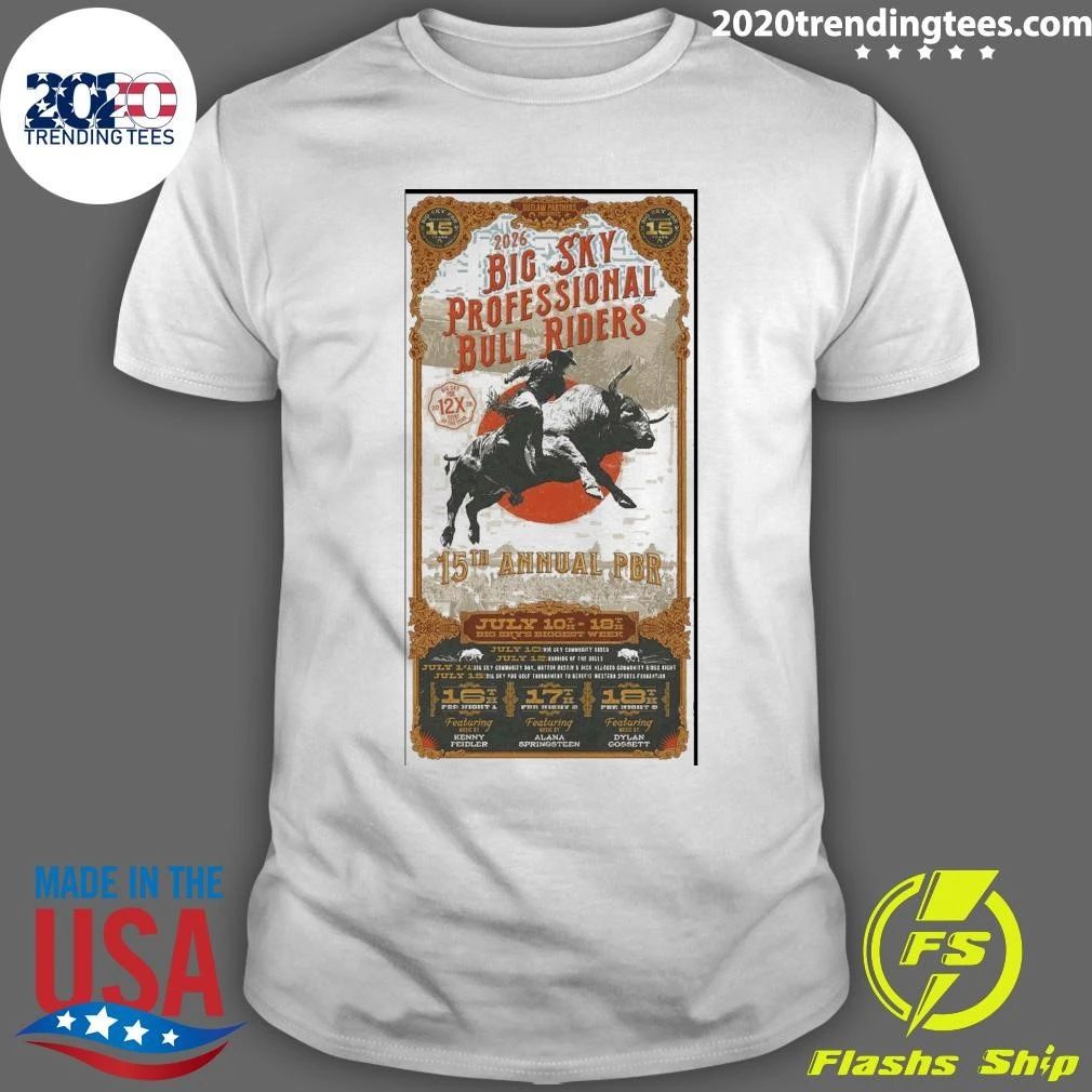 Big Sky Professional Bull Rider 2026 Shirt
