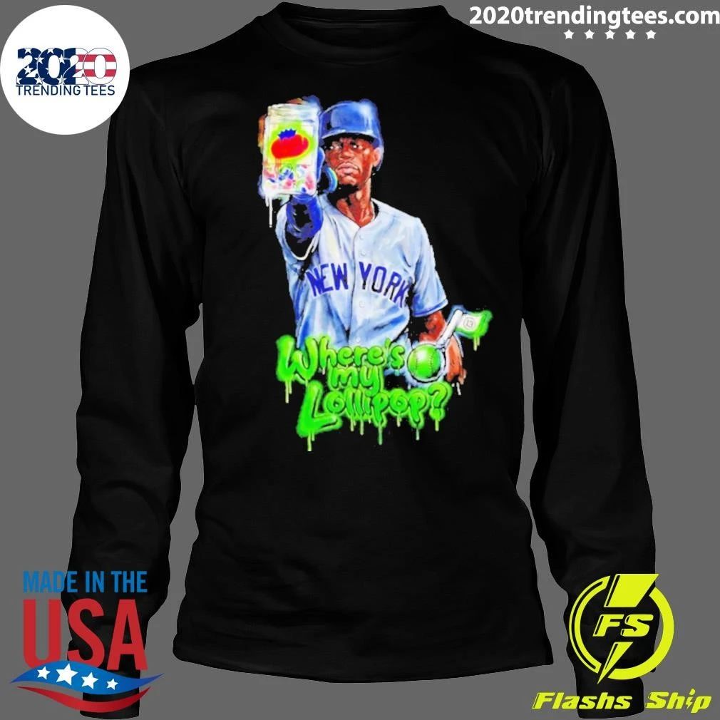 New York Jazz Chisholm Jr. Where’s My Lollipop Shirt