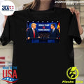 Donald Trump vs Pedro Sanchez Debate Political Clash Poster Shirt