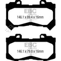 EBC 15+ Chevrolet Colorado 2.5 Ultimax2 Front Brake Pads