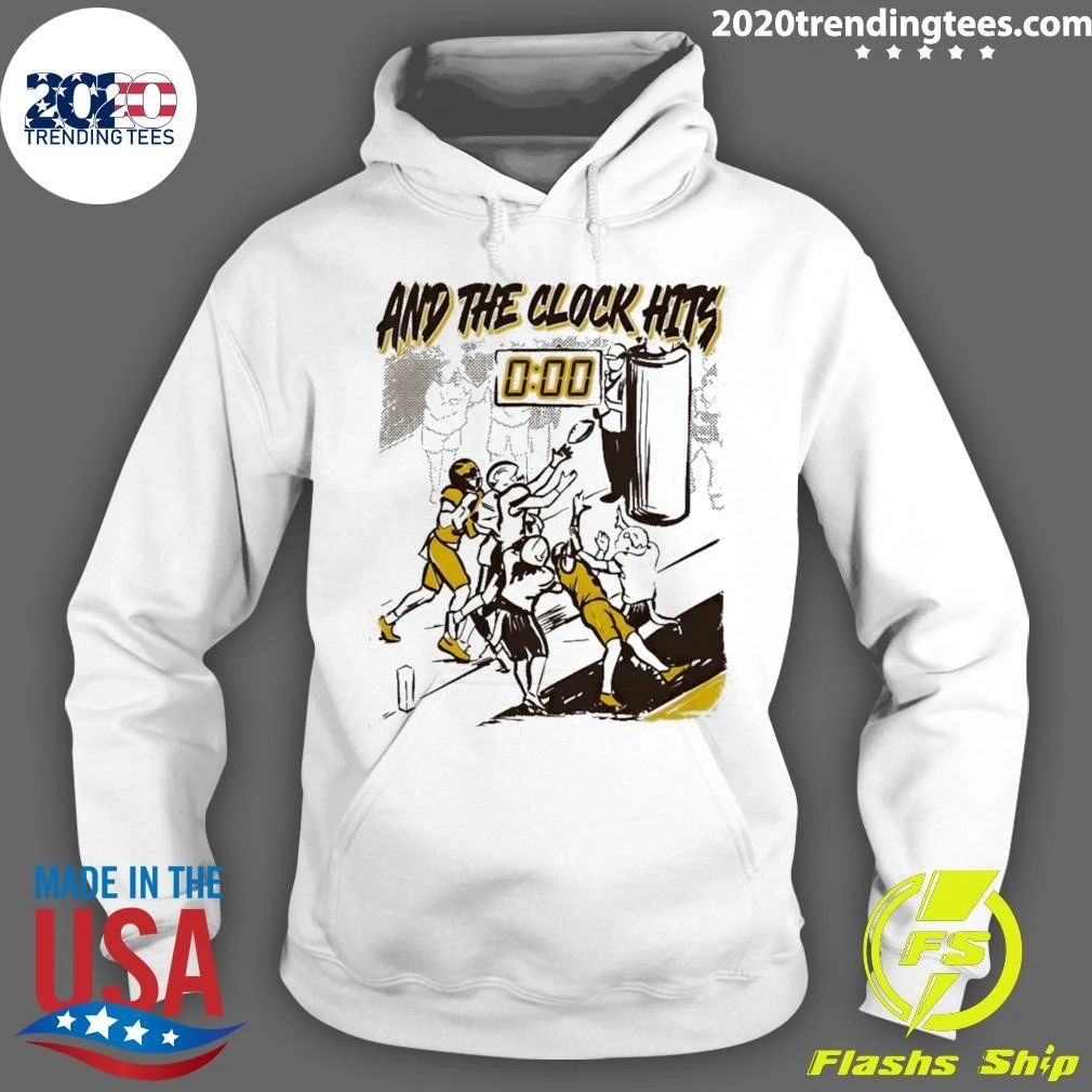 Western Michigan Broncos And The Clock Hits 0 00 Wsu Vs Michigan Shirt