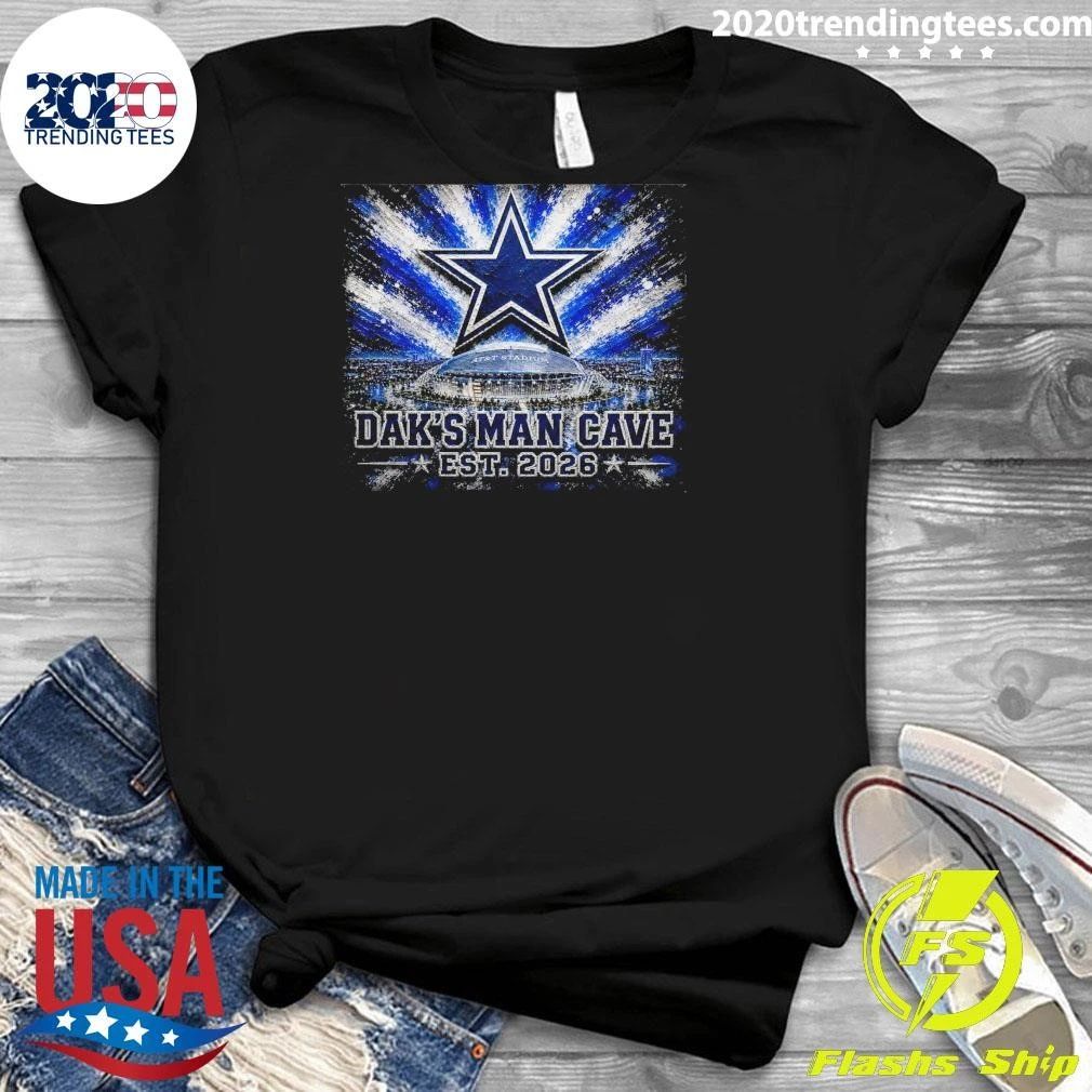 Dallas Cowboys At&T Stadium Dak’s Man Cave Est. 2026 Shirt