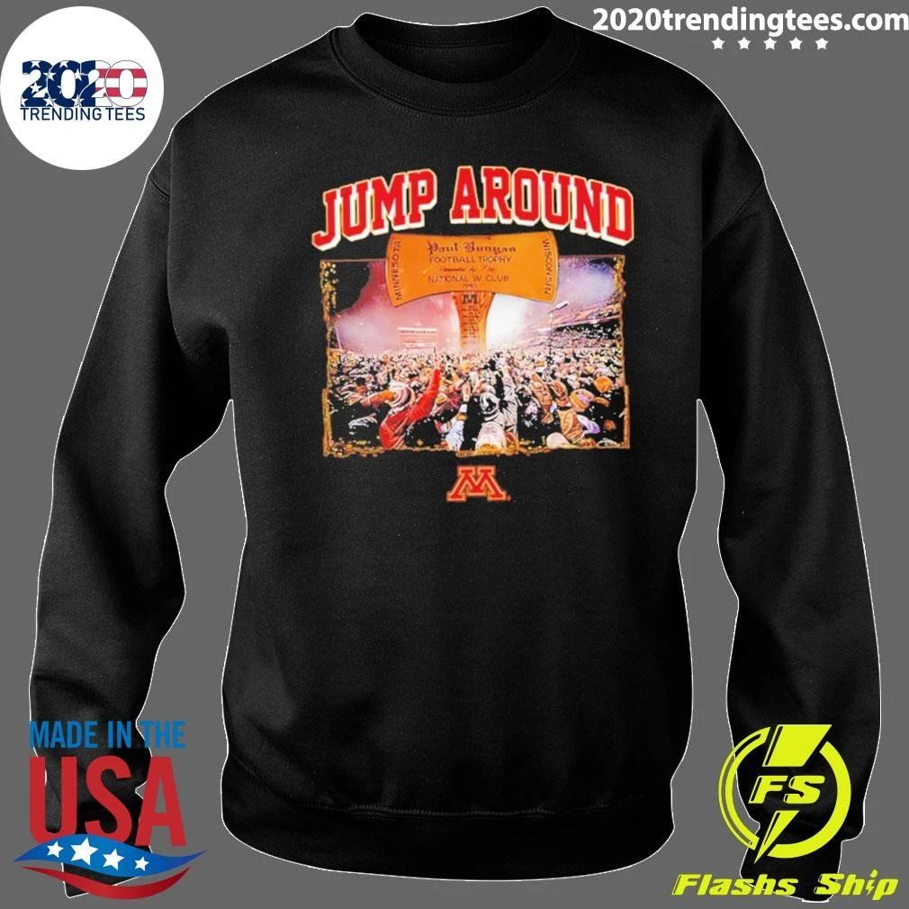 Jump Around Minnesota Golden Gophers Football Photo Shirt