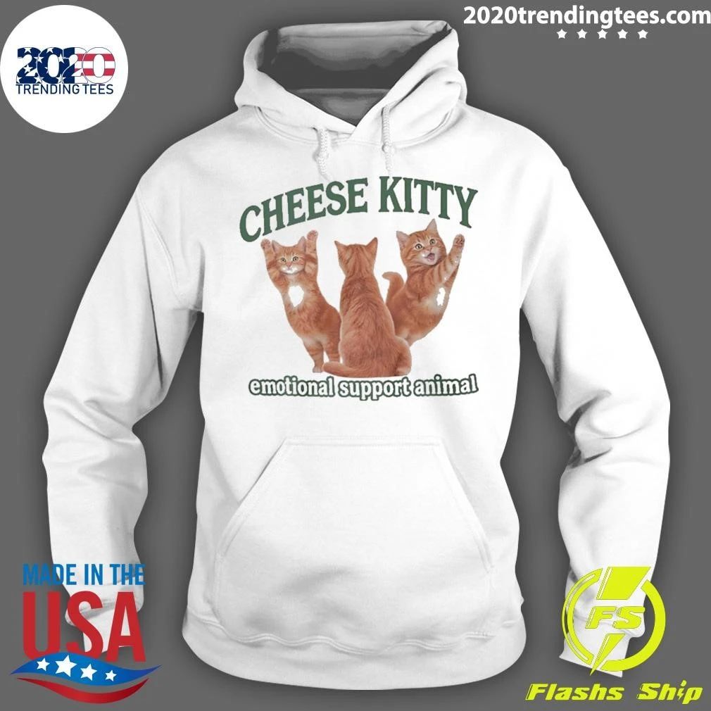Cheese Kitty Emotional Support Animal Shirt