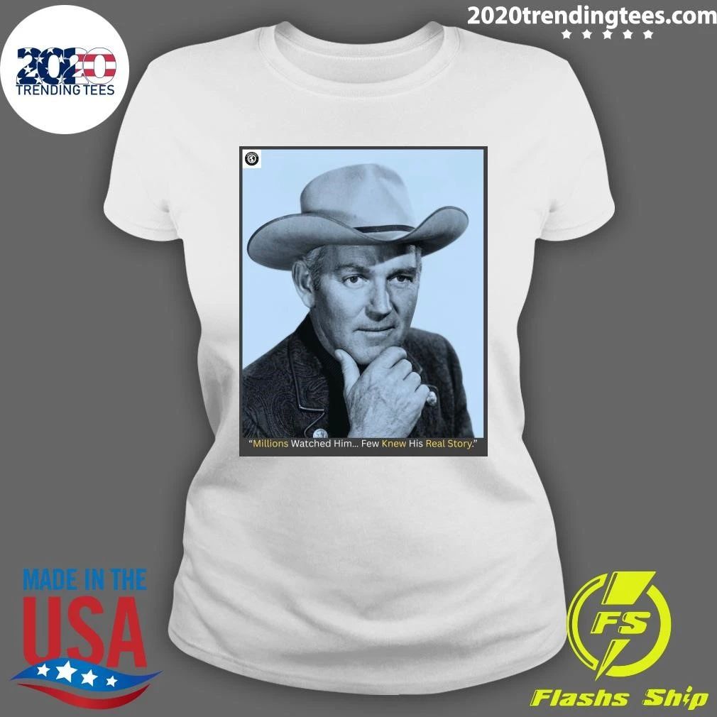 Millions remembered him as Bill Hawks on Wagon Train Shirt