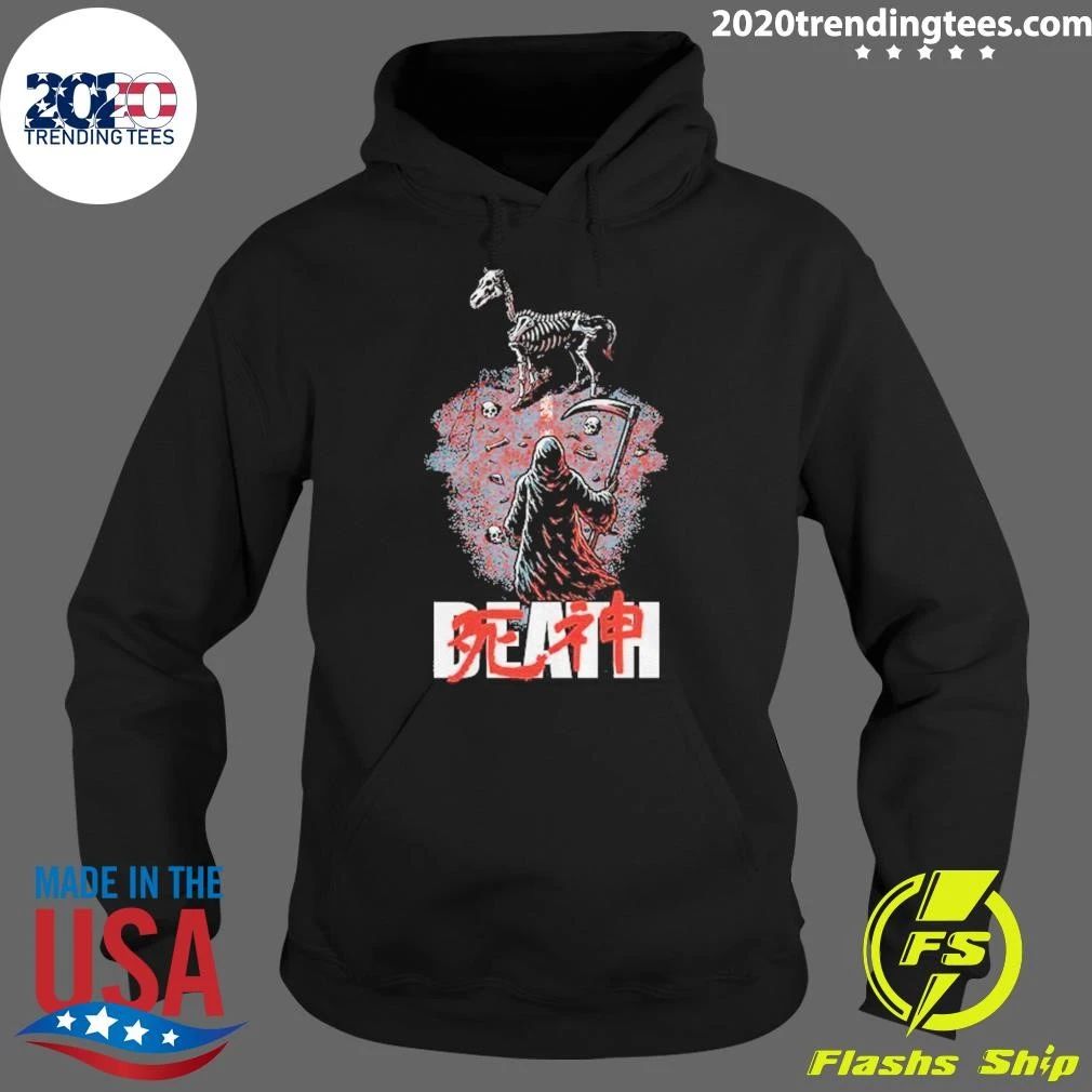Skeleton Grim Reaper Anime – Dark Death Rider Akira Inspired Artwork Shirt