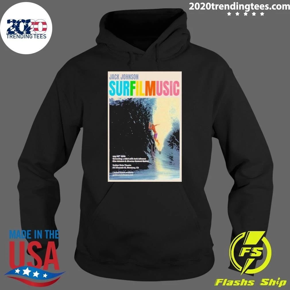 Jack Johnson July 25 2026 Golden State Theatre in Monterey Shirt