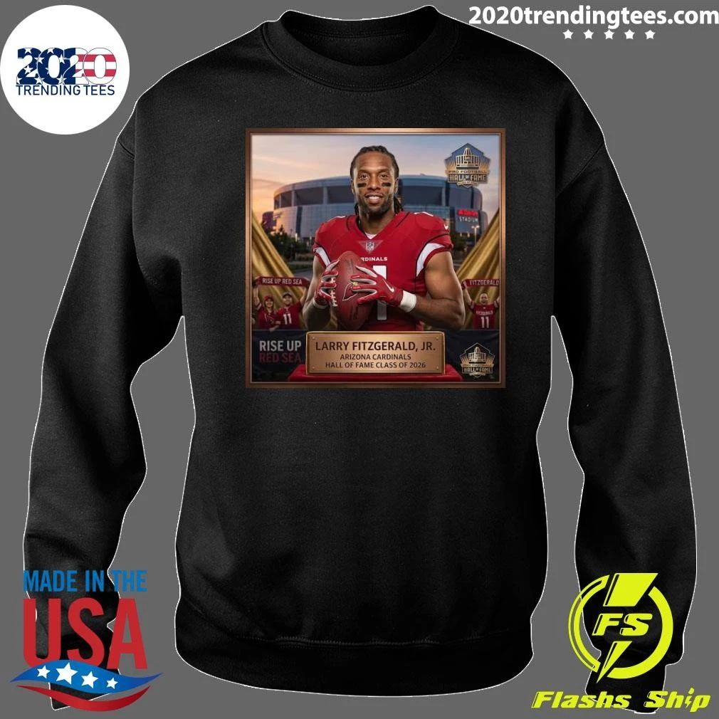 Larry Fitzgerald, Jr. Arizona Cardinals Hall Of Fame Class Of 2026 Shirt