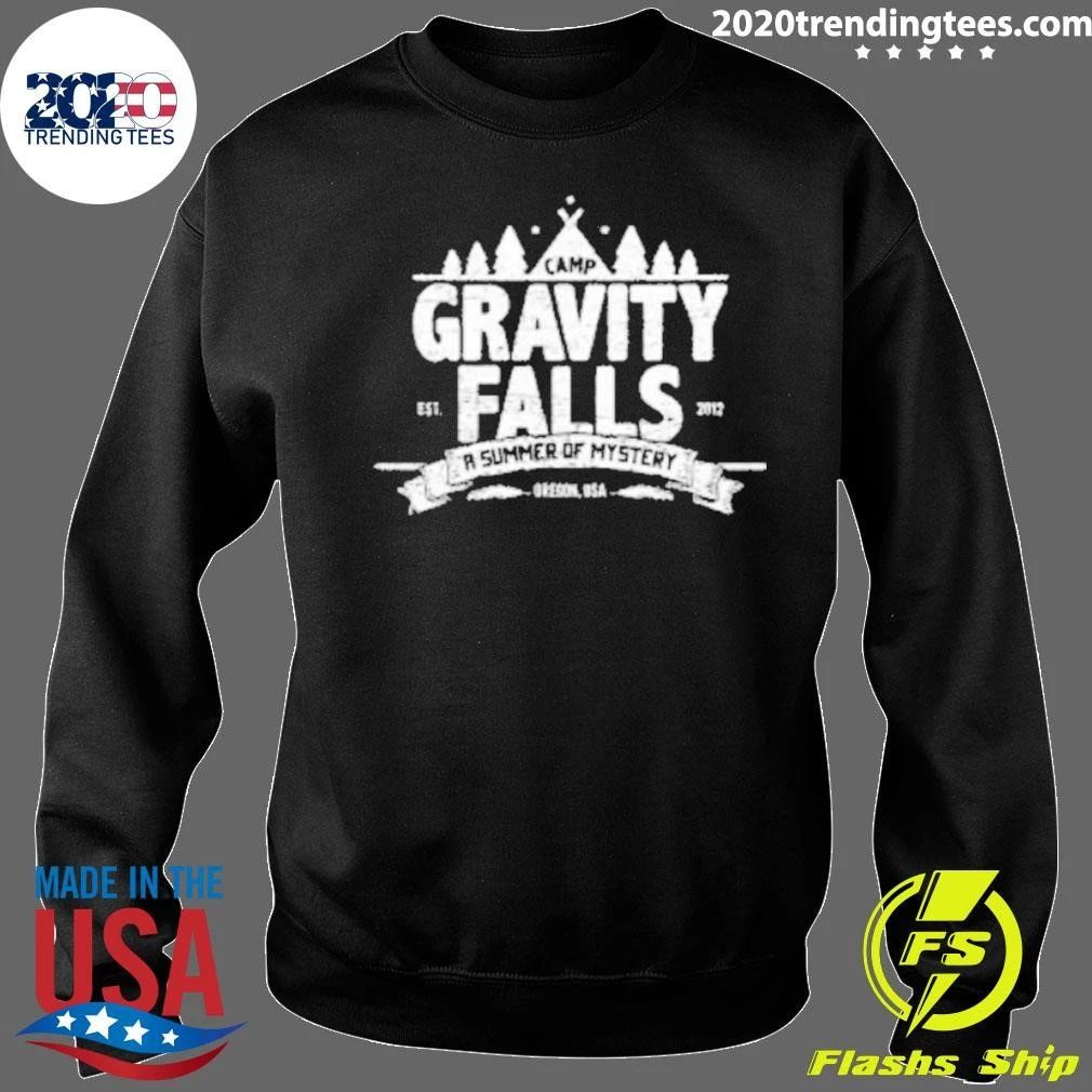 Camp Gravity Falls A Summer of Mystery Drecon, USA Est. 2012 Shirt