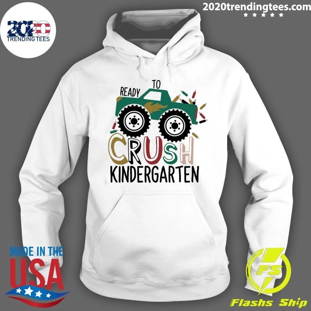 Ready To Crush Kindergarten Monster Truck Shirt