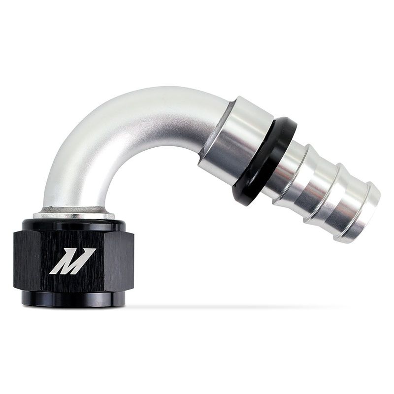 120-Degree Push Lock Fitting -12AN Universal Fit