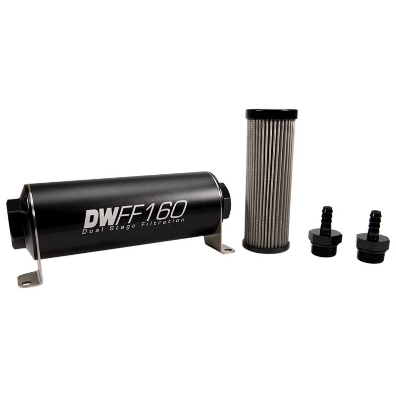 5/16 in, 100 micron, 160mm In-line fuel filter kit
