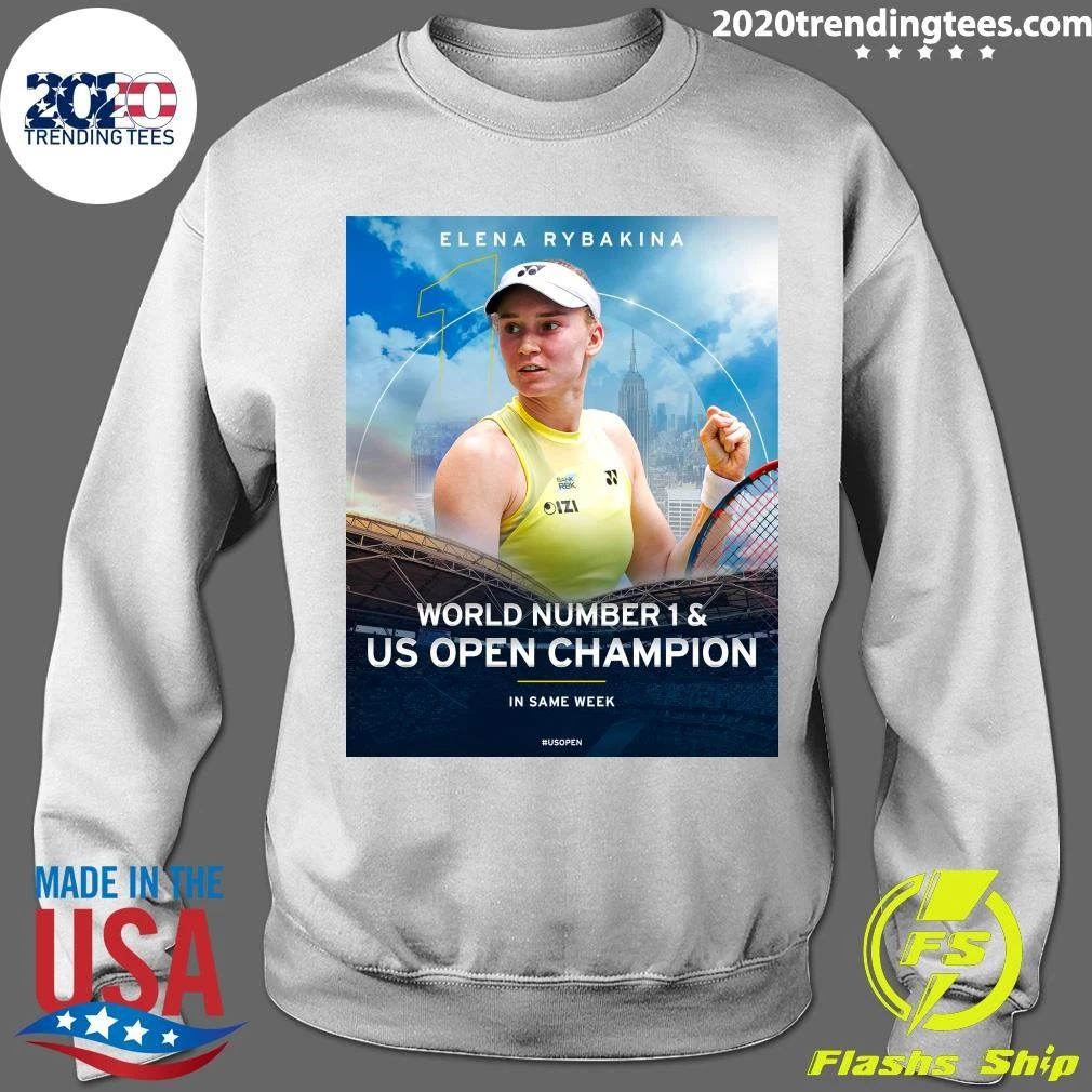 Elena Rybakina World Number 1 & US Open Champion US Open 2026 Shirt