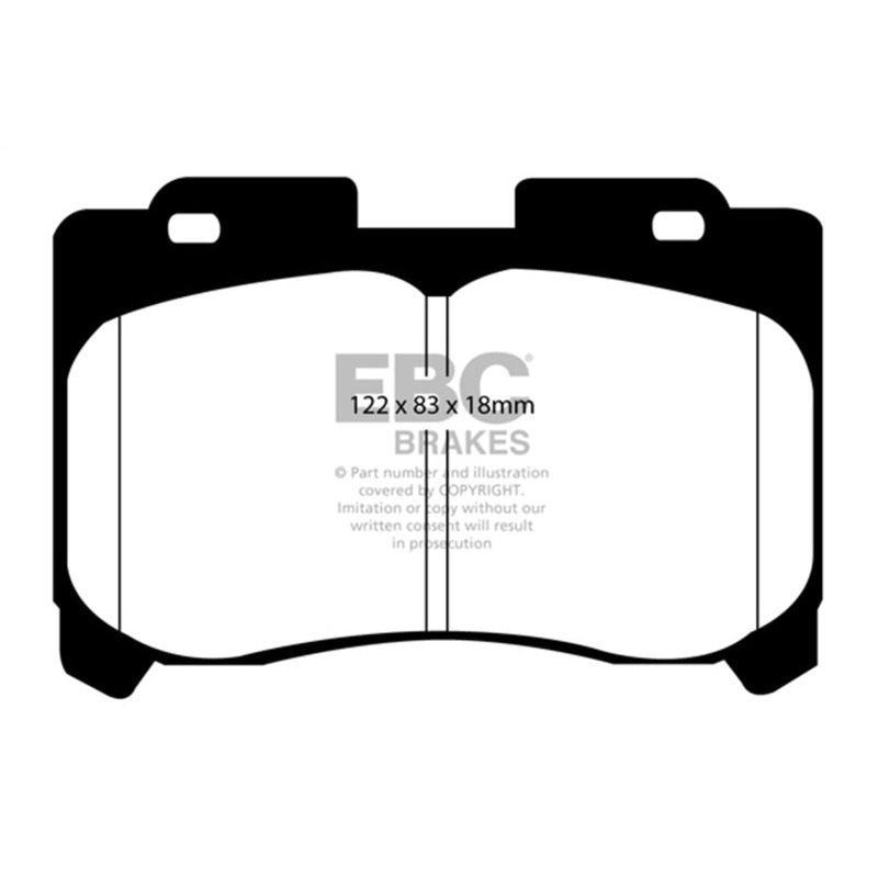 EBC – Front Yellowstuff Pad PN DP41004R