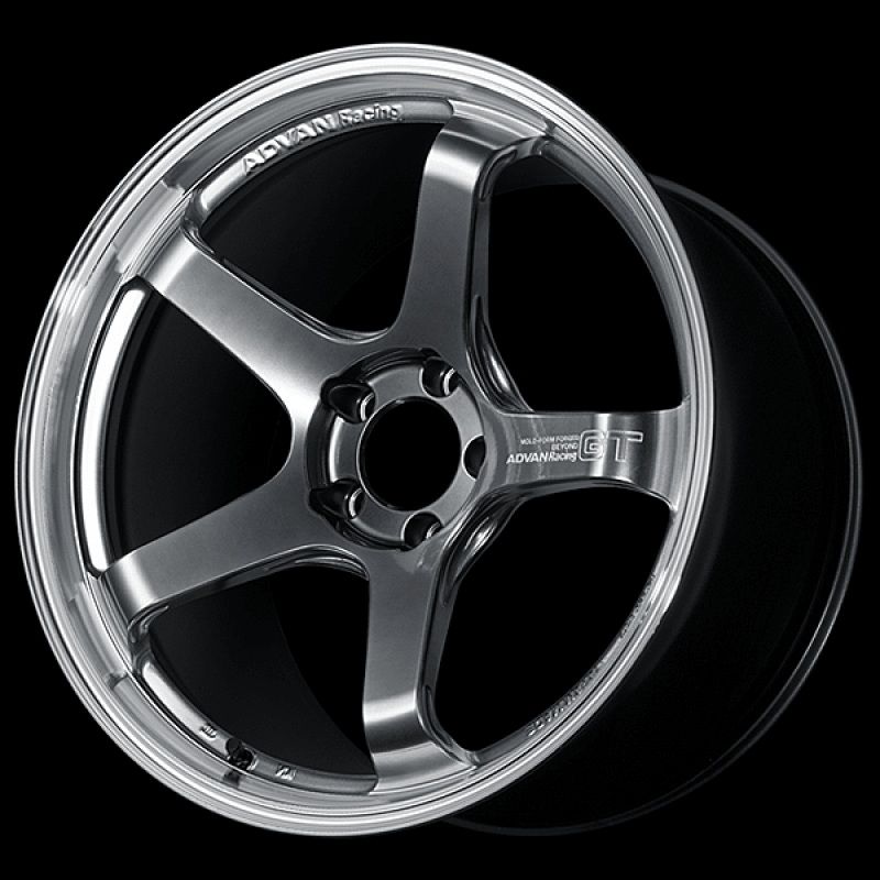 Advan GT Beyond 19X10.5 / +15 Offset / 5×114.3 BC / +15mm Bore / Machining and Hyper Platinum Black