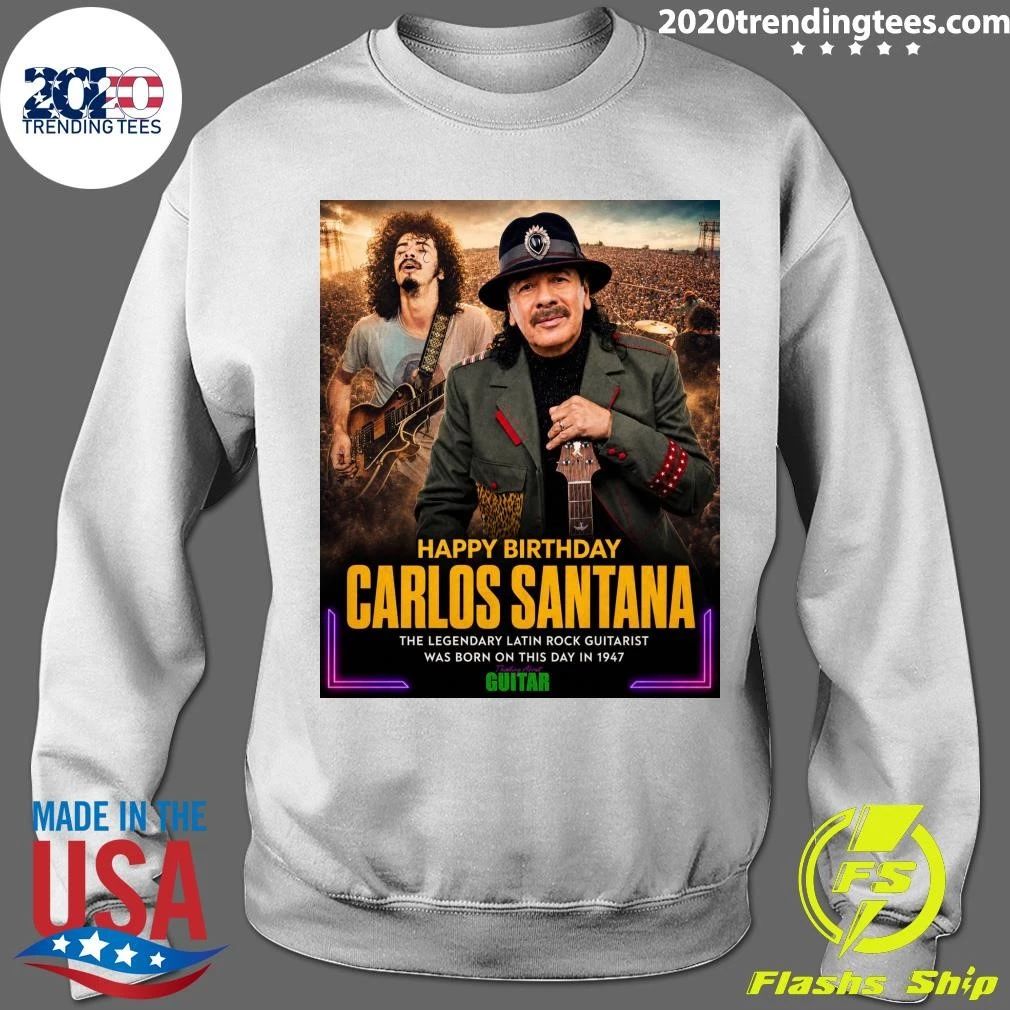 Happy 79th birthday to the legendary Carlos Santana Shirt