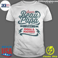 Comfortable Personalized Stepfather Super Beau Papa D’après Emma & Mathieu Shirt