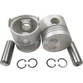 4 Piece Piston With Pin And Clips 5-12111-064-0 9-12111-813-0 5-12411-064-0 Fits For Isuzu C240 Engine Parts