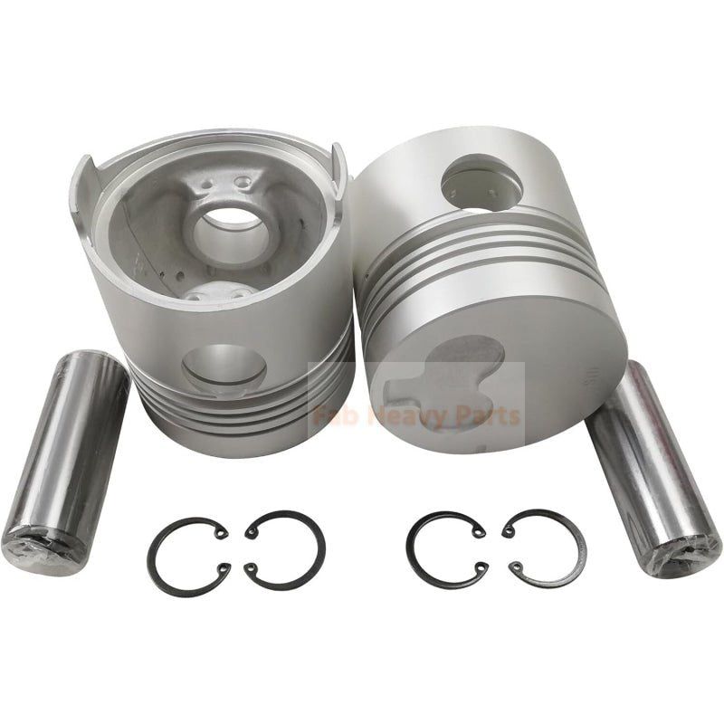 4 Piece Piston With Pin And Clips 5-12111-064-0 9-12111-813-0 5-12411-064-0 Fits For Isuzu C240 Engine Parts