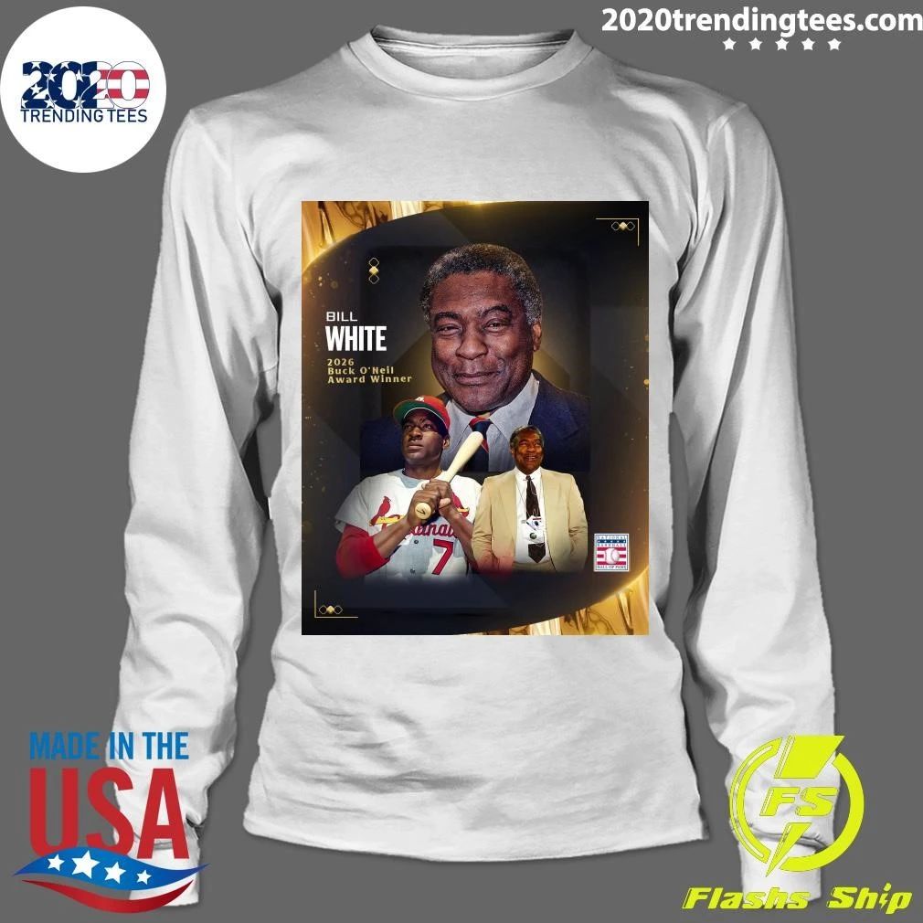 Congratulations to Bill White on being recognized with The Buck O’Neil Lifetime Achievement Award today in Cooperstown Shirt