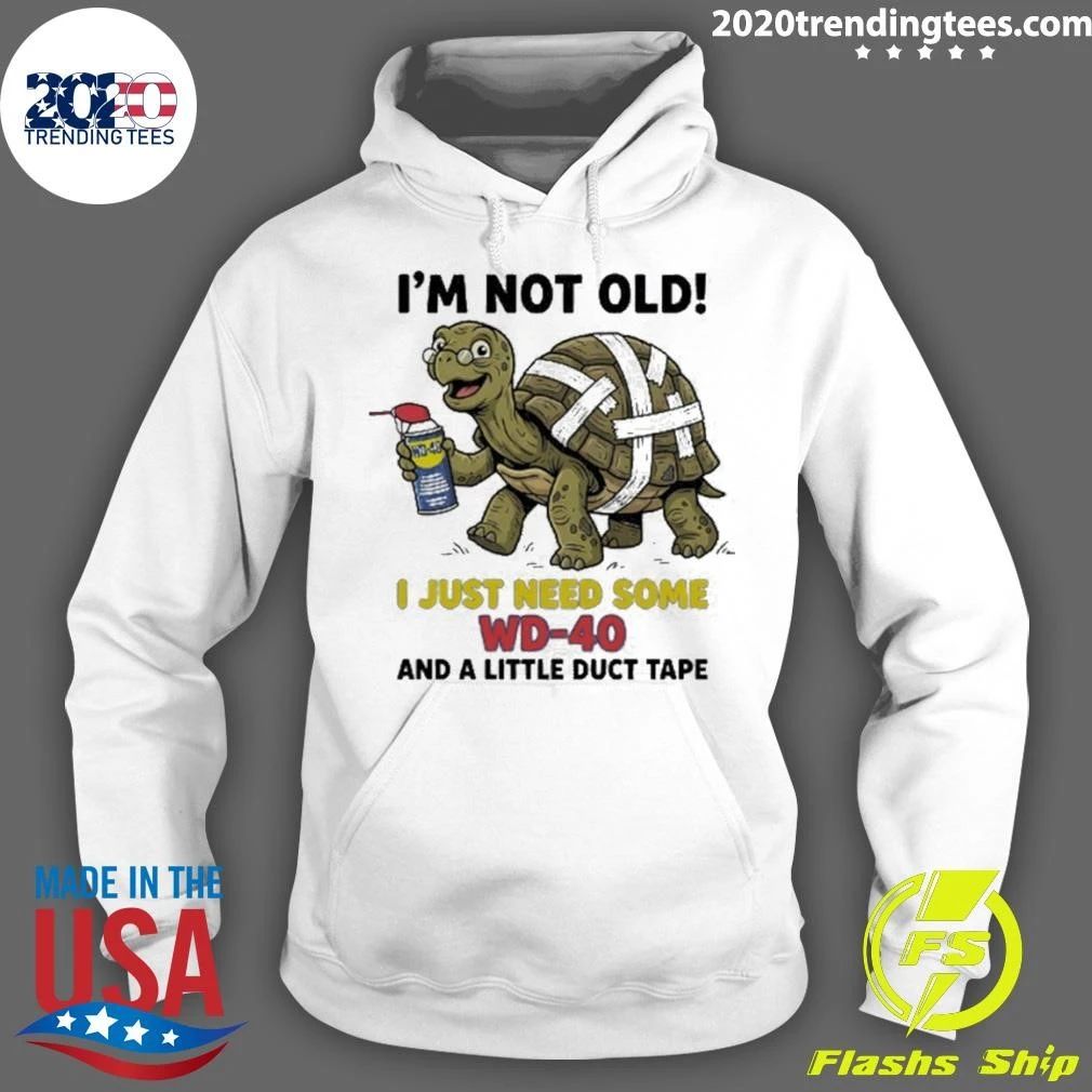 Turtle With Spectacles And Lubricant I’m Not Old I Just Need Some Wd-40 Shirt