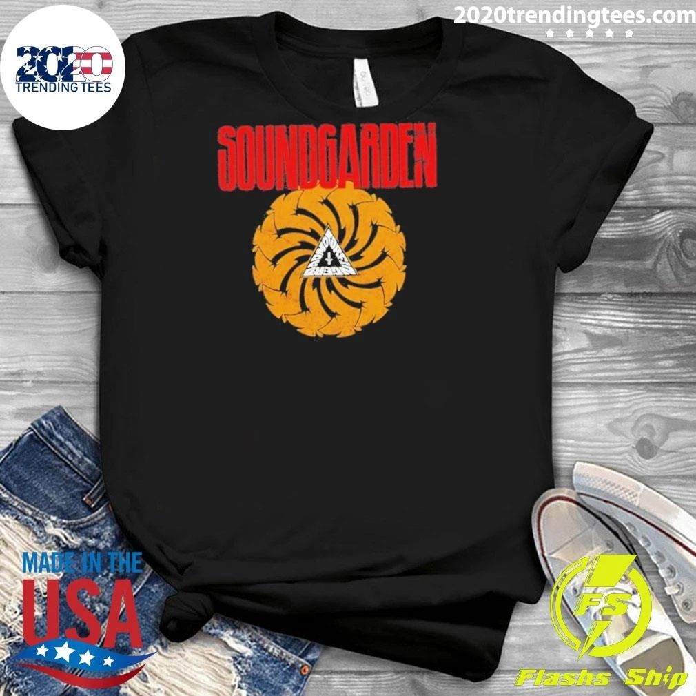 Soundgarden Badmotorfinger Logo Grunge Rock Band Shirt