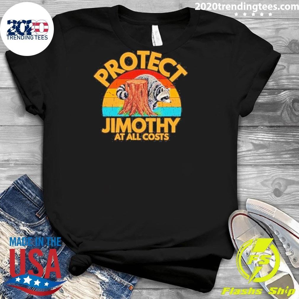 Jimothy Protect At All Costs Raccoon Vintage Shirt