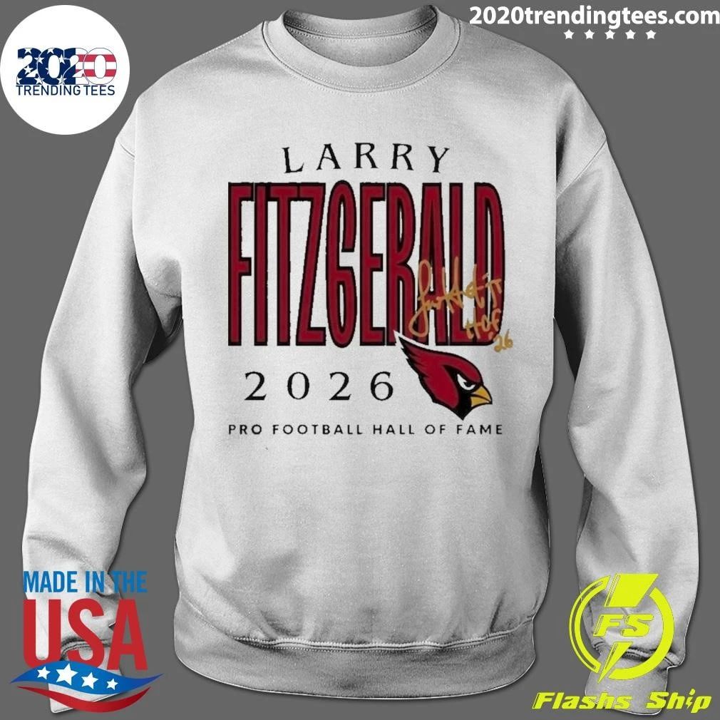Larry Fitzgerald 2026 Pro Football Hall of Fame Cardinals Signature Shirt
