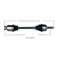 FVP 06-11 Honda Civic Si Passenger Side Axle CV Shaft