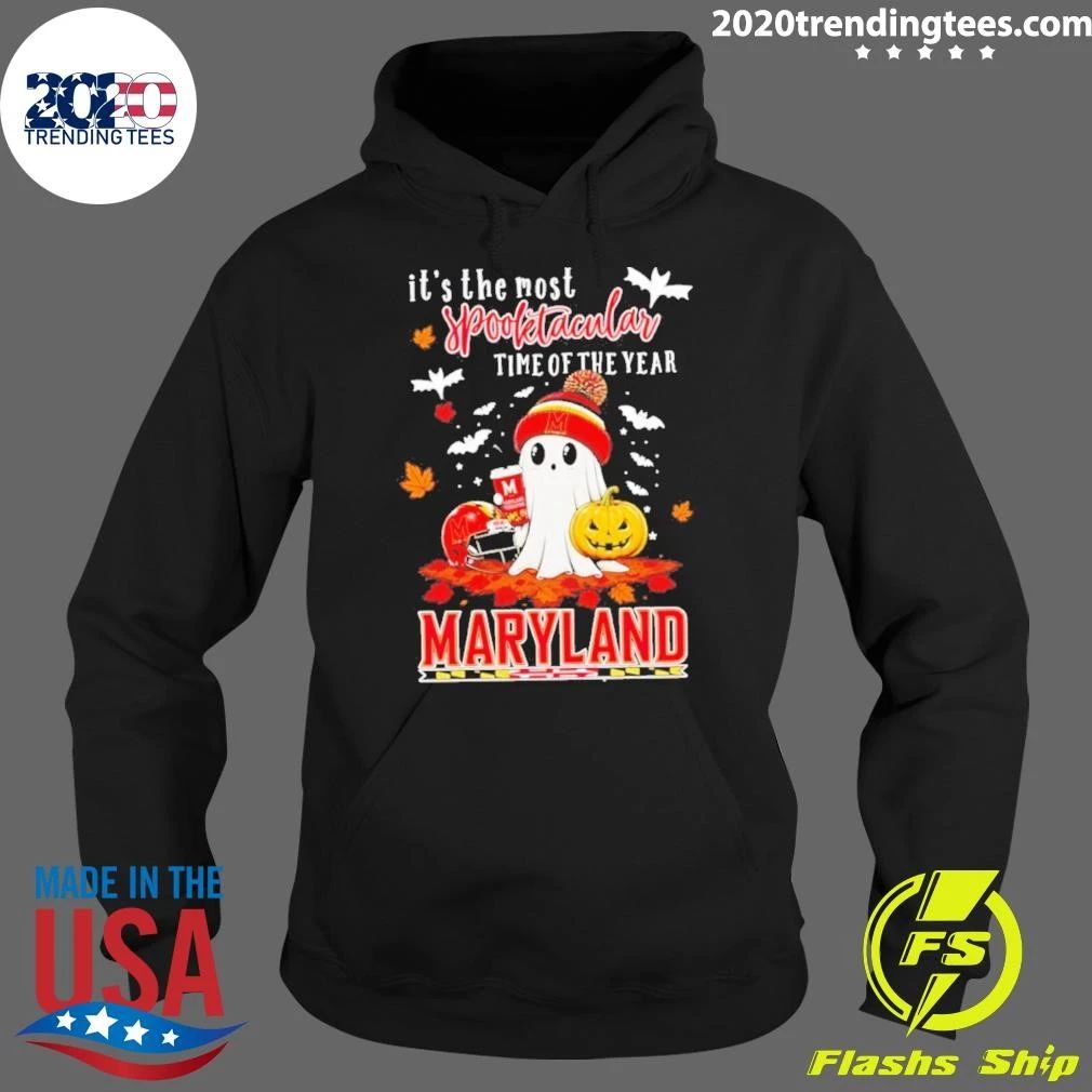 Ghost Halloween 2026 Maryland Terrapins It’s The Most Spooktacular Time Of The Year Shirt