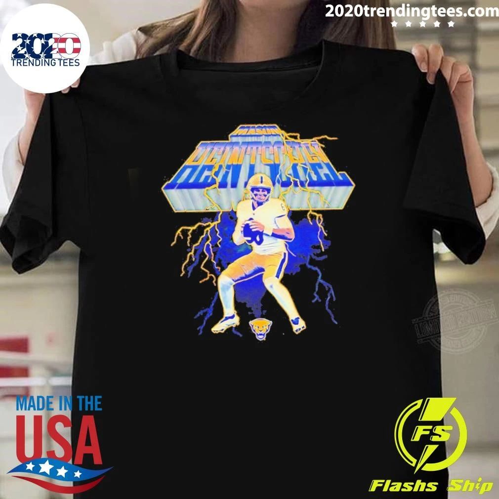Mason Heintschel Pittsburgh Panthers Ncaa Football Lightning Shirt