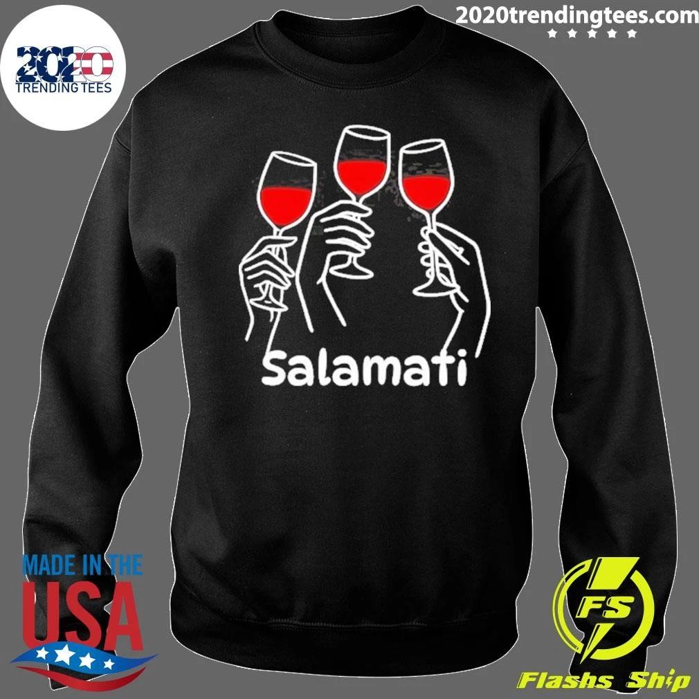 Salamati Wine Toast Cheers Shirt