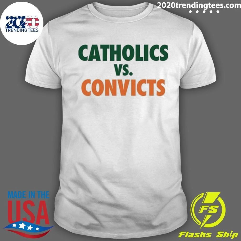Catholics vs Convicts Baby Tee Shirt