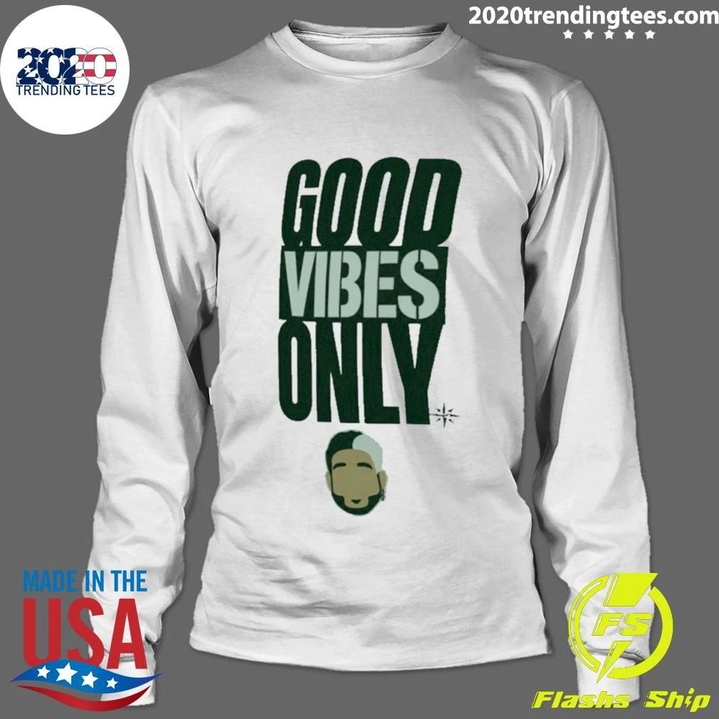 Good Vibes Only Eugenio Suárez Mariners Shirt
