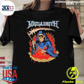 Skeleton Megadeth Youthanasia Flames Shirt