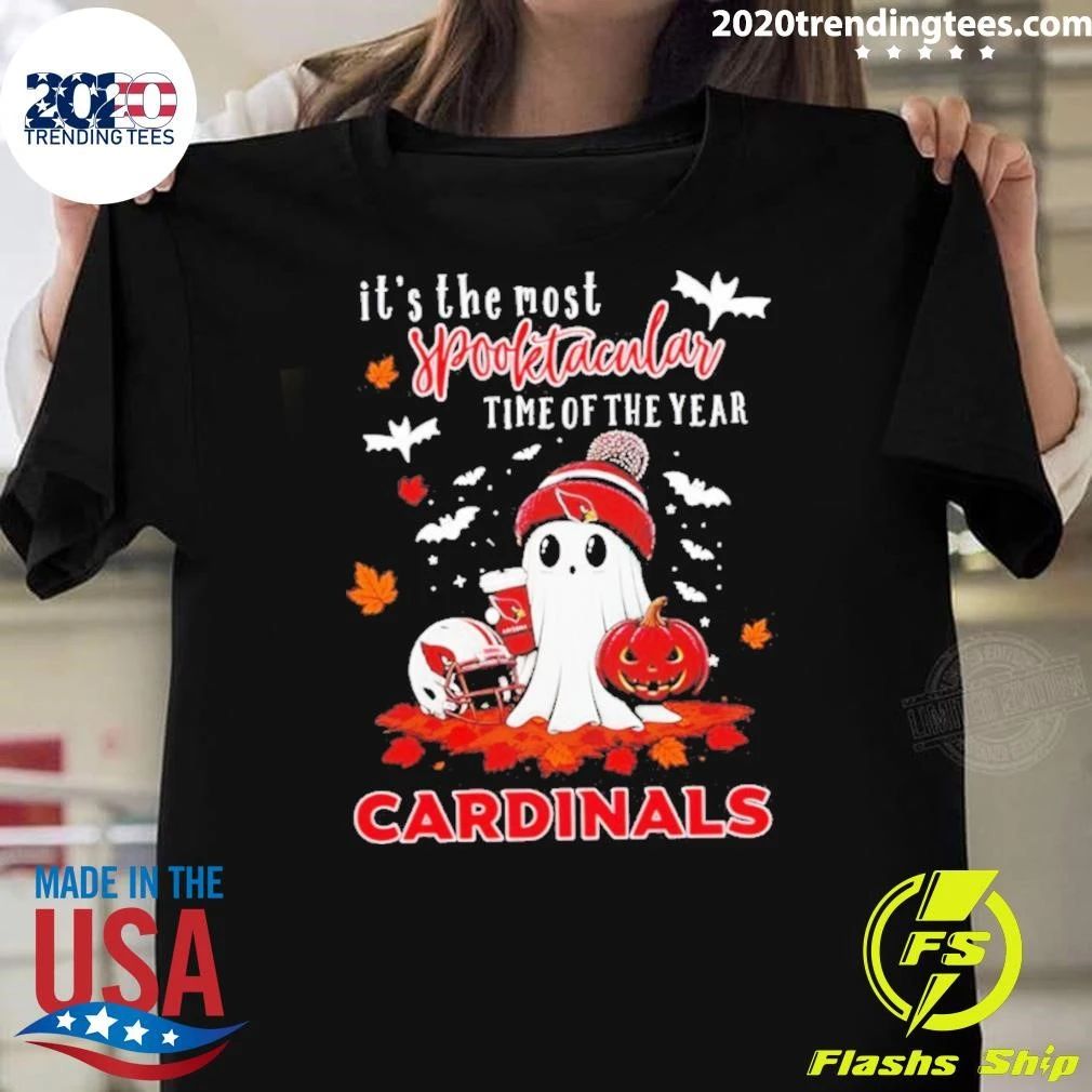 Ghost Halloween 2026 Arizona Cardinals It’s The Most Spooktacular Time Of The Year Shirt