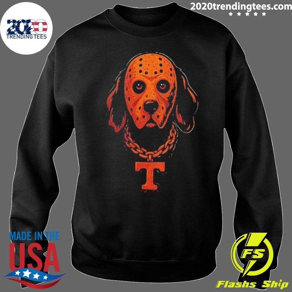Spooky Tennessee Hound Dog Football Halloween Vols Gameday Shirt