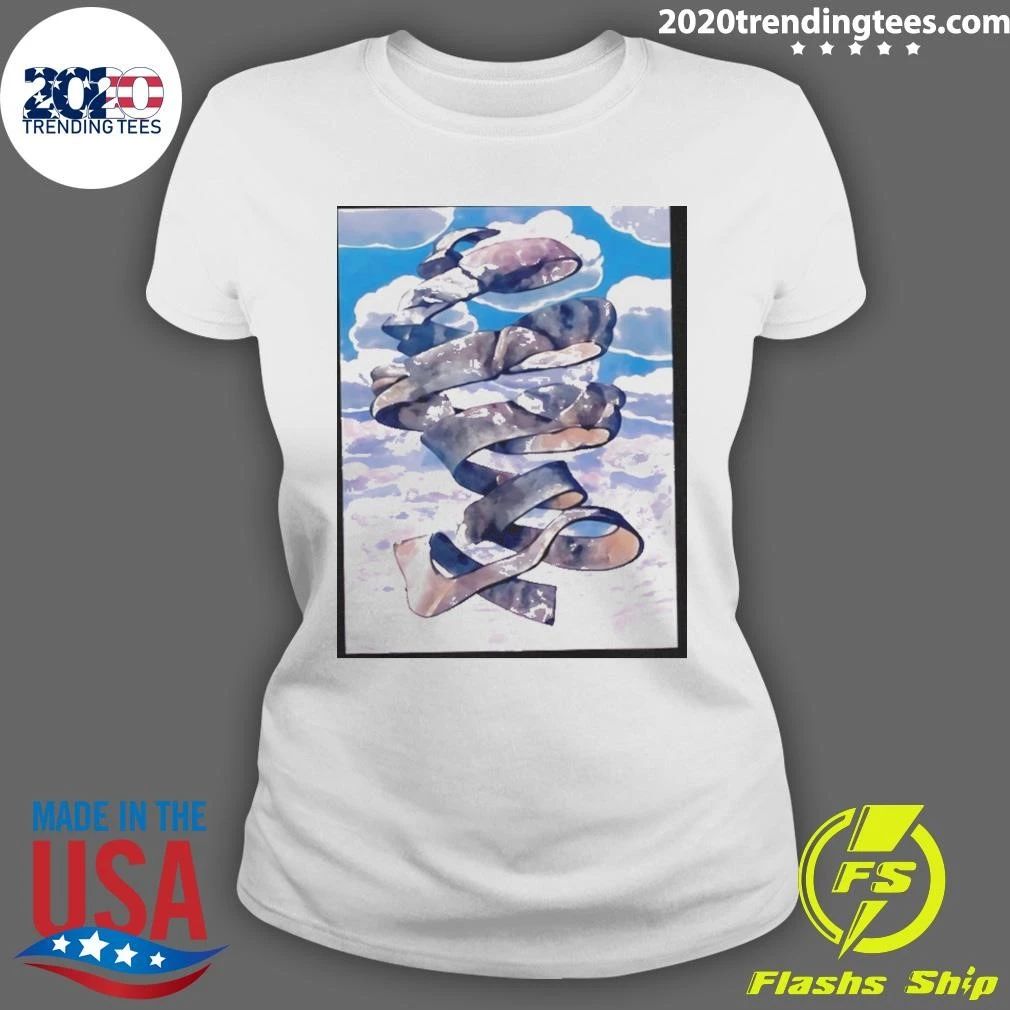 Abstract Artwork Print Shirt