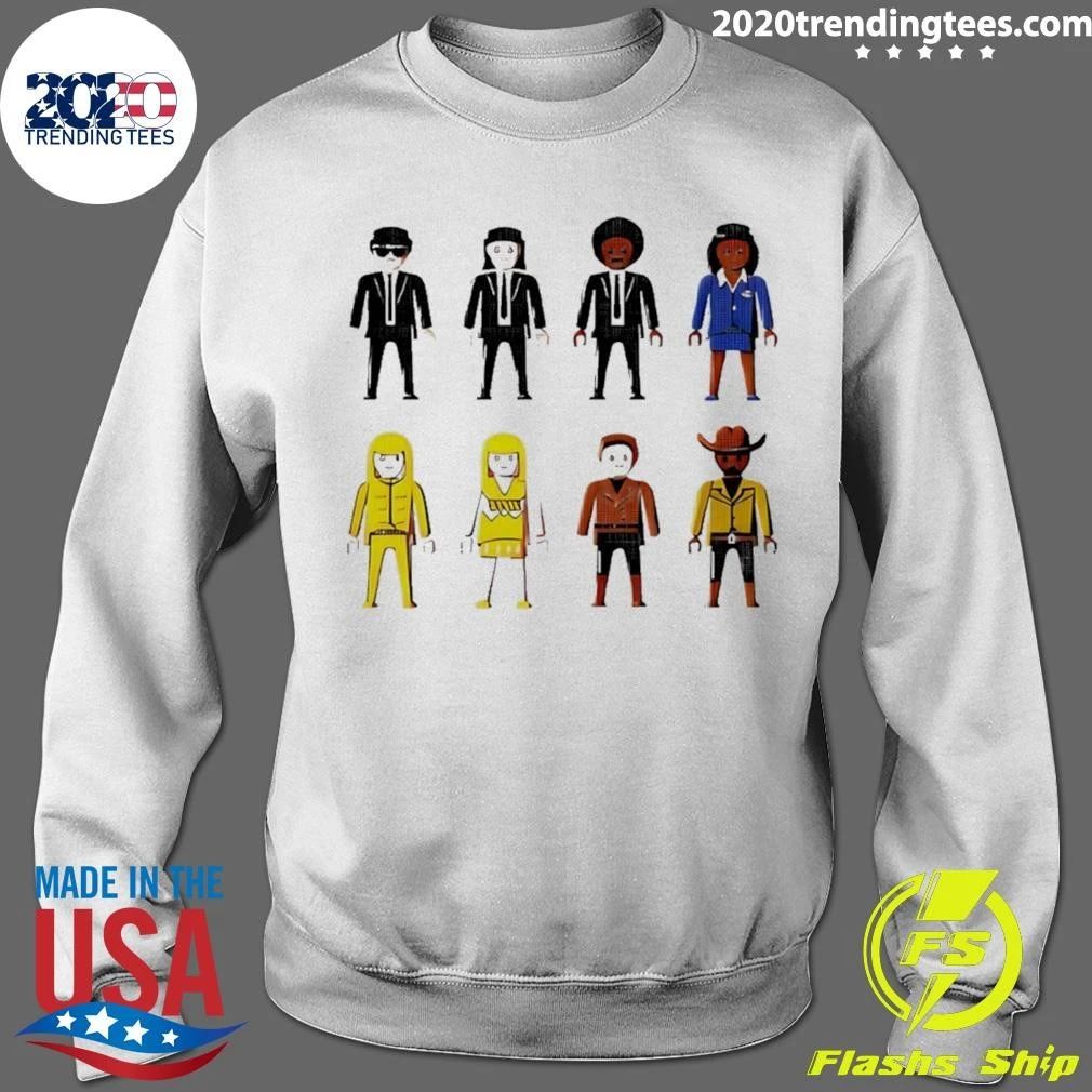 Tarantino Character Lineup Shirt