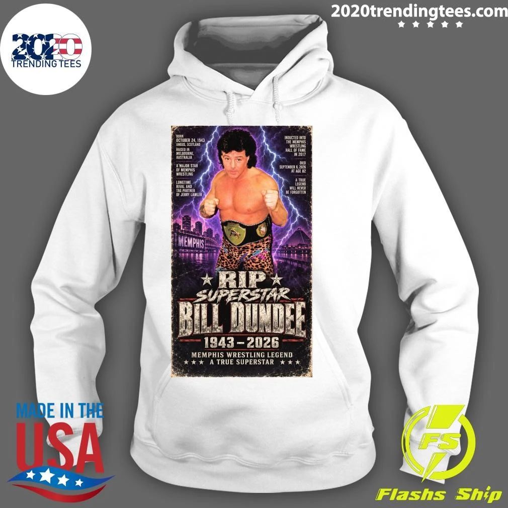Rip Superstar Bill Dunde 1943-2026 Memphis Wrestling Legend A True Superstar Shirt