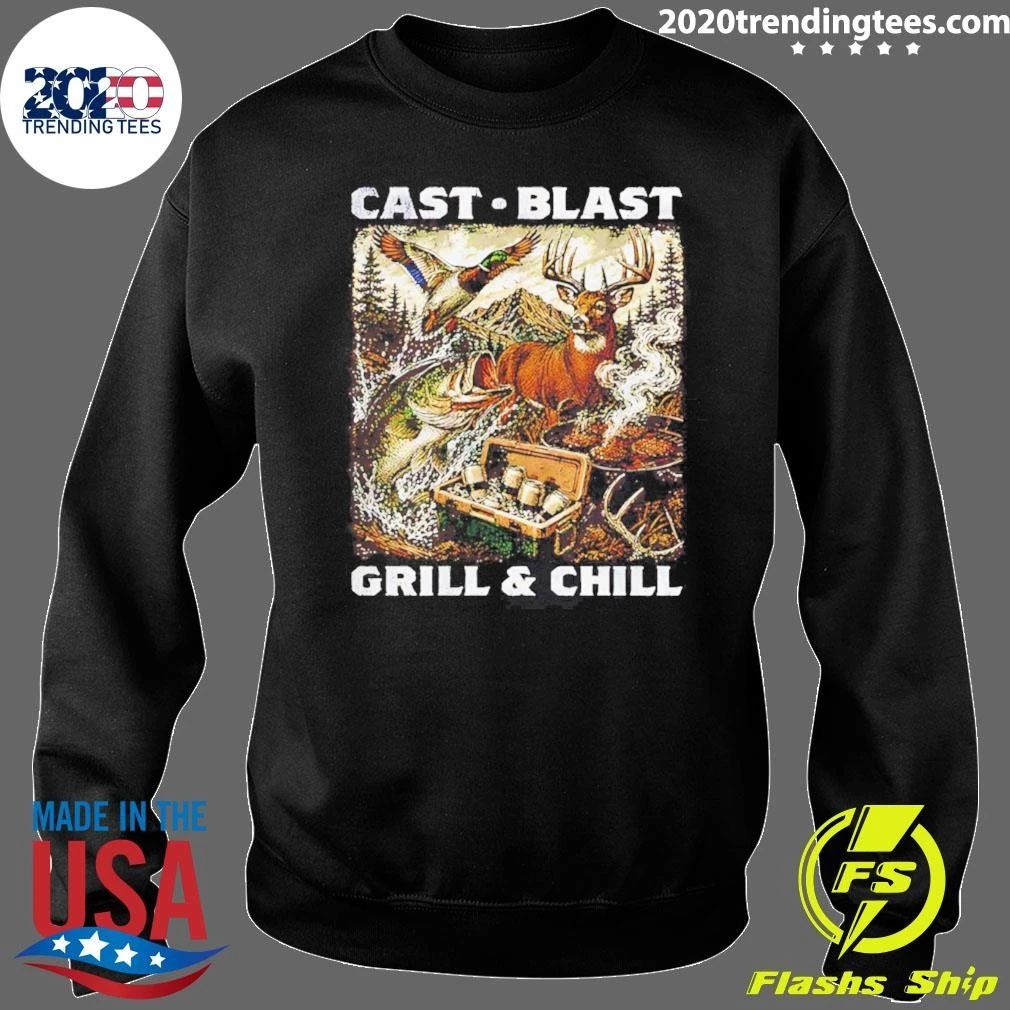 Cast Blast Grill & Chill Vintage Shirt