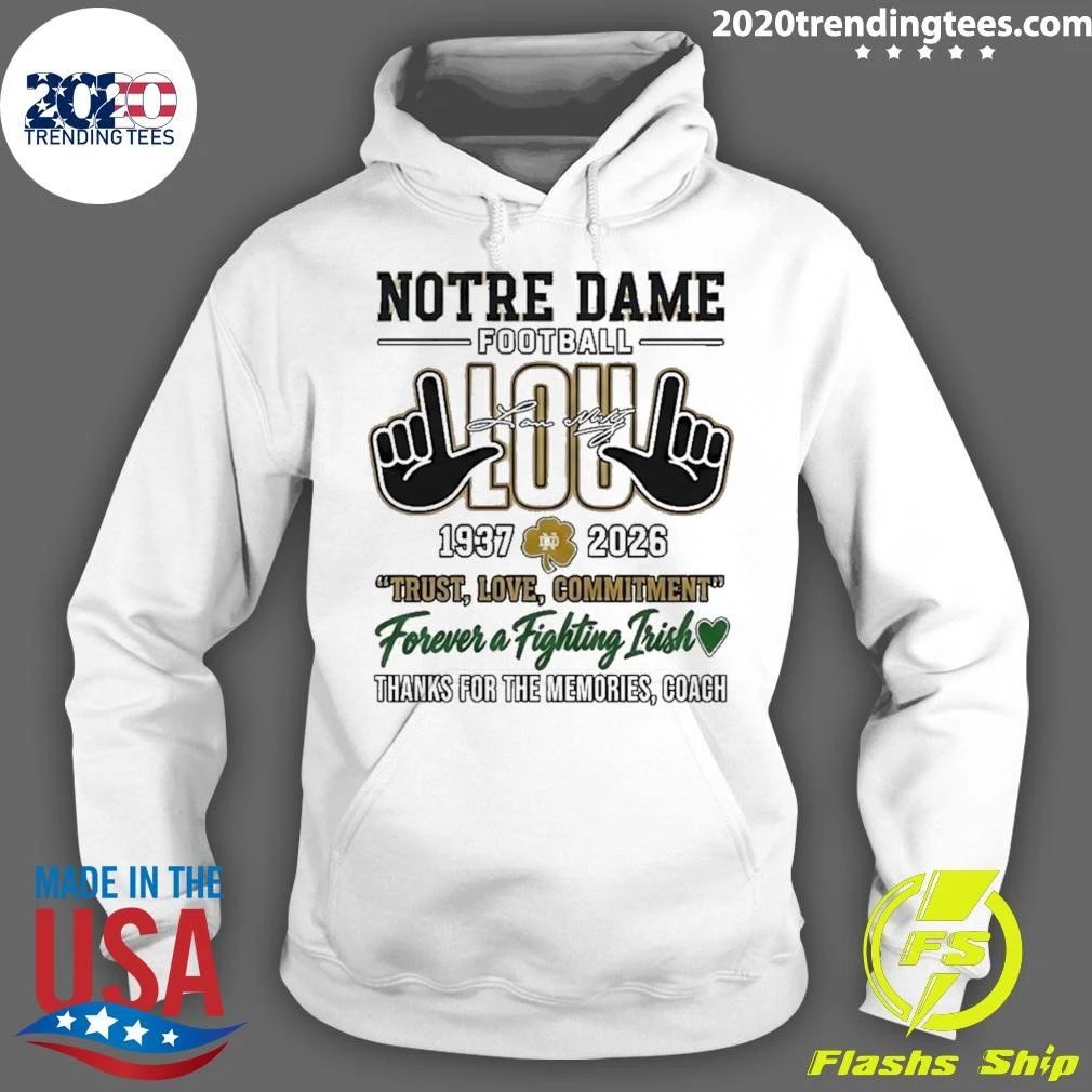 Notre Dame Fighting Irish Football Coach Lou Holtz Shirt