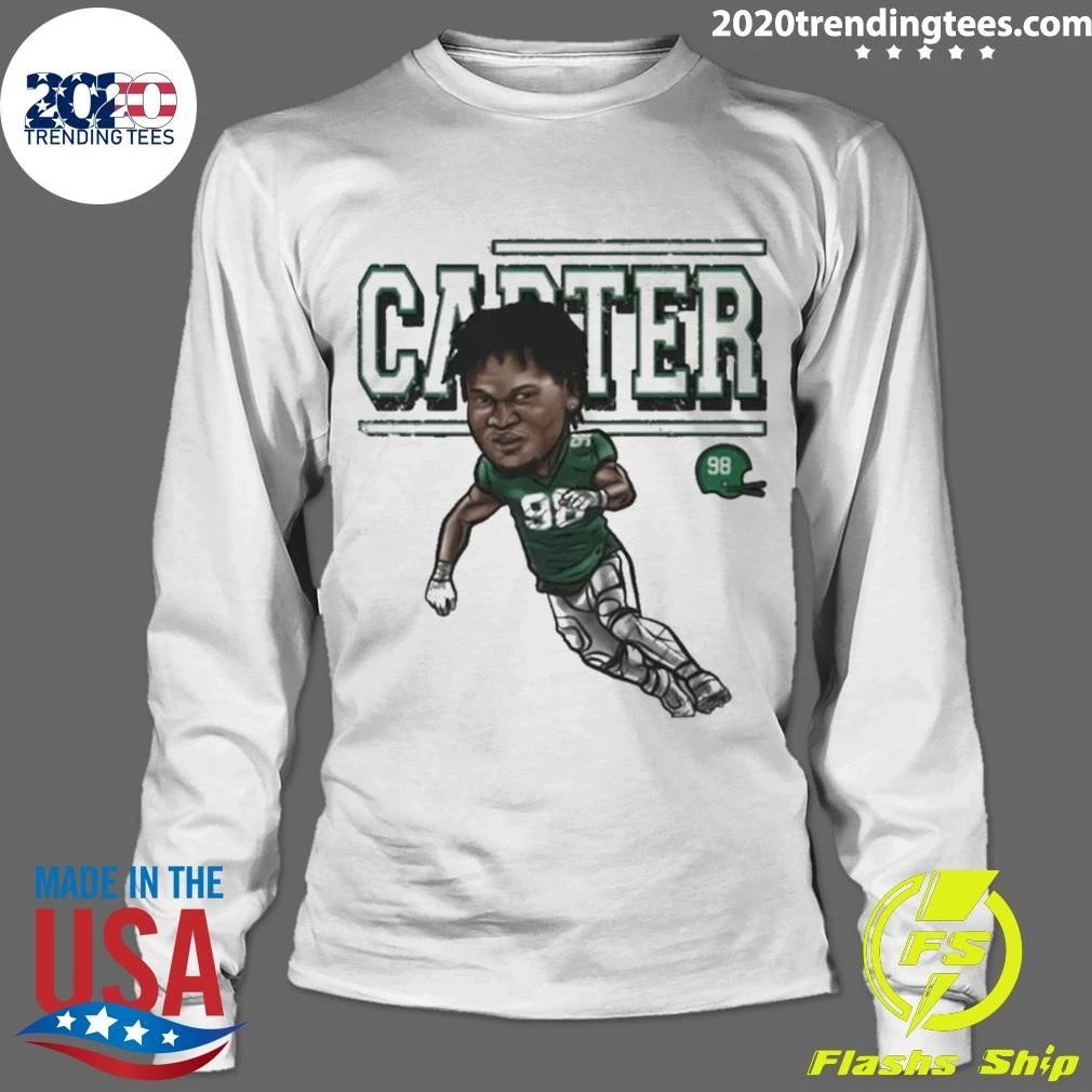 Nick Sirianni Wear Jalen Carter Tee Shirt