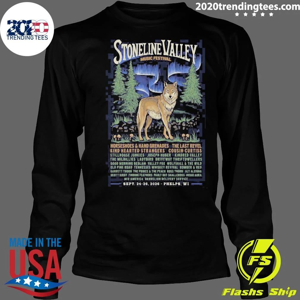 Stoneline Valley Music Festival Phelps WI September 24-26, 2026 Shirt