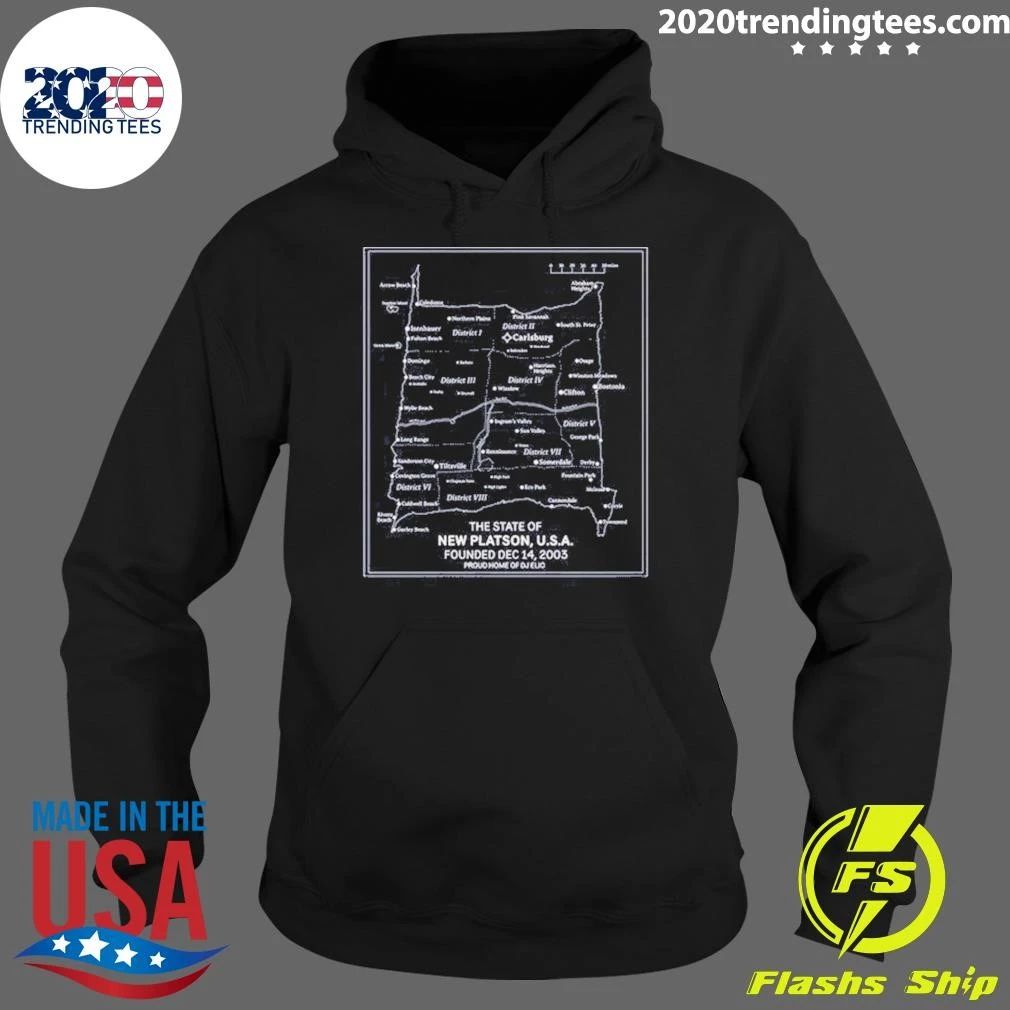 The State of New Platson, U.S.A. Proud home of DJ Elio Shirt