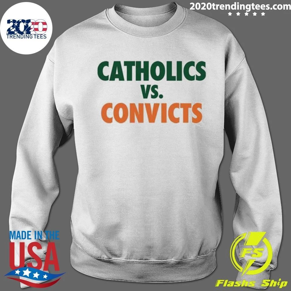 Catholics vs Convicts Baby Tee Shirt