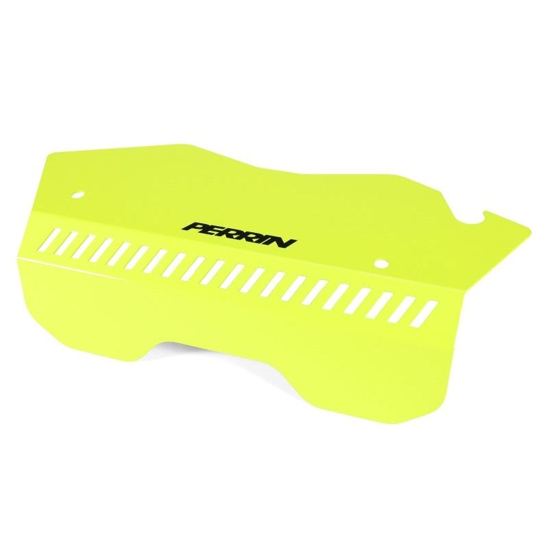PERRIN Pulley Cover Neon Yellow (TALL – For Use w/o PERRIN AOS) – Fits 22-25 Subaru WRX