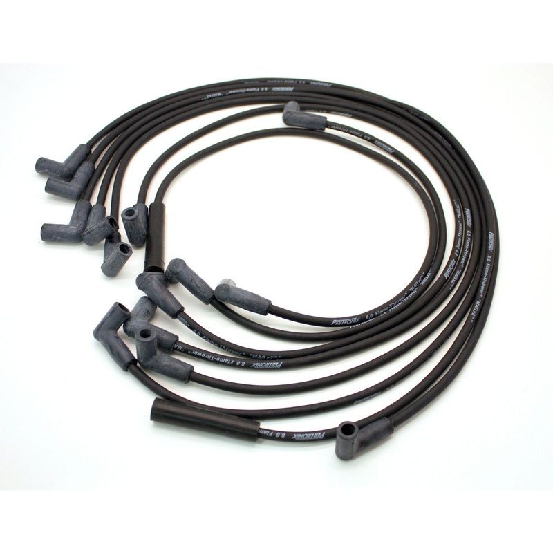 1977-87 GM Small Block V8 8mm MAGx2 Custom Fit Spark Plug Wire Set (Available in 3 Colors) Black